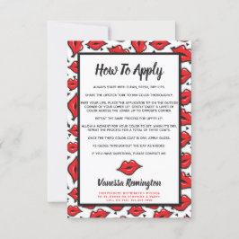 Distribuidor Lipstick Como aplicar o aplicativo