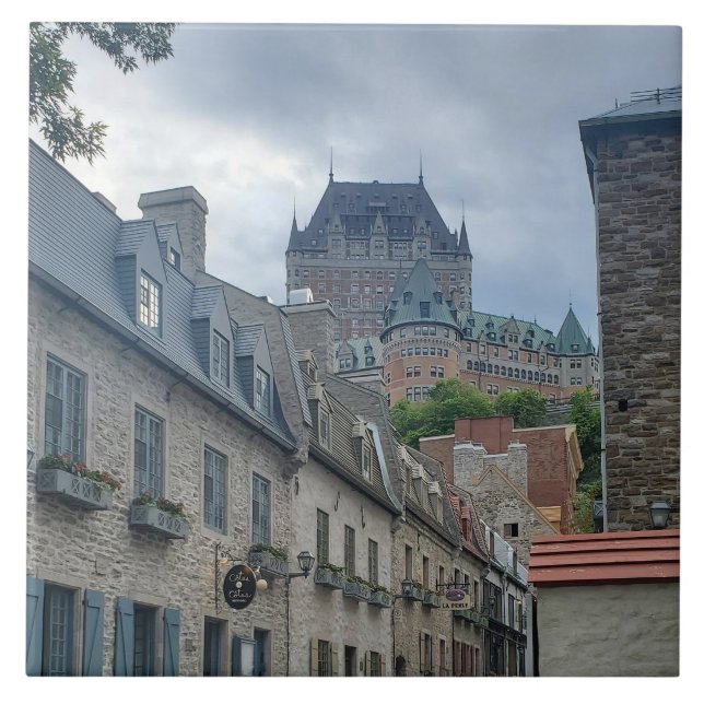 Distrito histórico na cidade de Quebec (Frente)