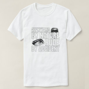Dito sem querer Camiseta engraçada com dizer socia