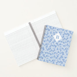 Ditsy Daisy Floral Monograma Periwinkle Azul
