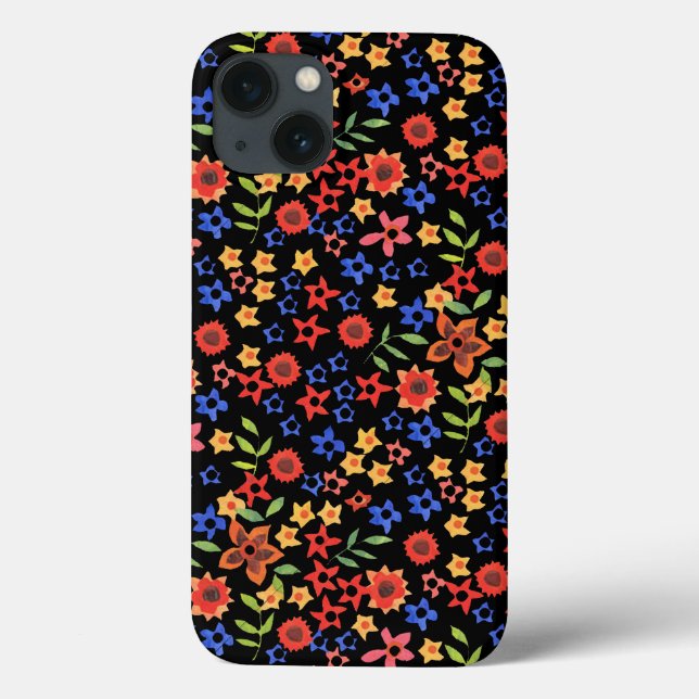 Ditsy Floral Custom Samsung Galaxy Nota 4 Caso (Verso)