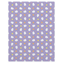 Ditsy Ghosts Scrapbook Paper