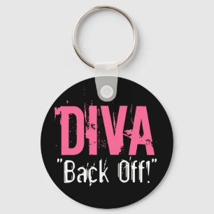 DIVA "Afaste-se!" chaveiro - Personalizado