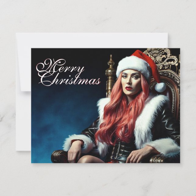 Diva de Couro e Pelos – Feliz Natal (Frente)