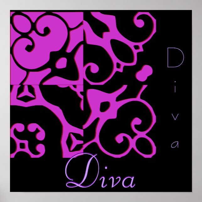 Diva Designer Name II Poster (Frente)