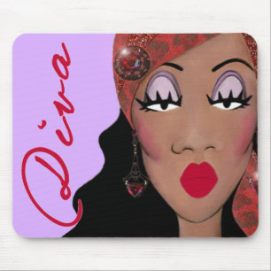 DIVA é uma palavra de quatro letras... Mousepad