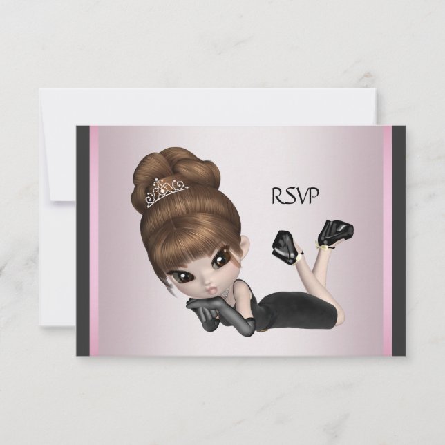 Diva Favorita Divertida RSVP (Frente)