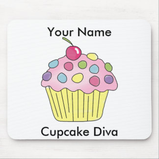 Diva Mousepad do cupcake