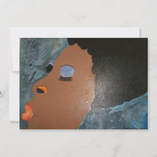 Diva na moda negra, natural a convite