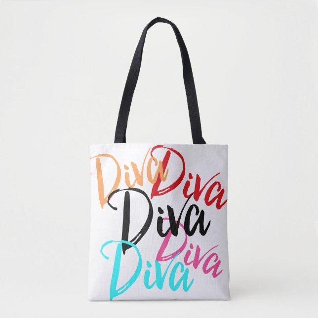 "Diva" Tote Bag (Frente)