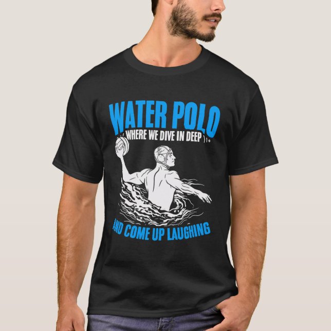 Dive Na Equipe De Jogadores De Polo De Água Profun (Frente)