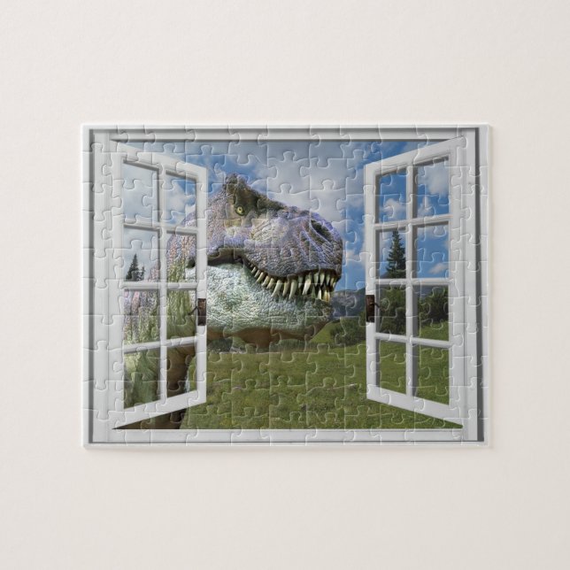 Diversão 100 Piece Dinossaur Jigsee Quebra-cabeça (Horizontal)