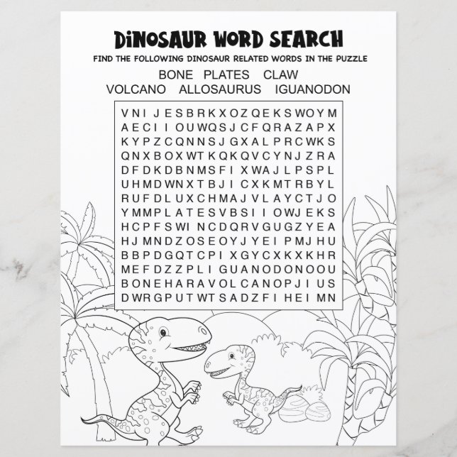Diversão Atividade Infantil Quebra-Cabeça de Dinos (Frente)