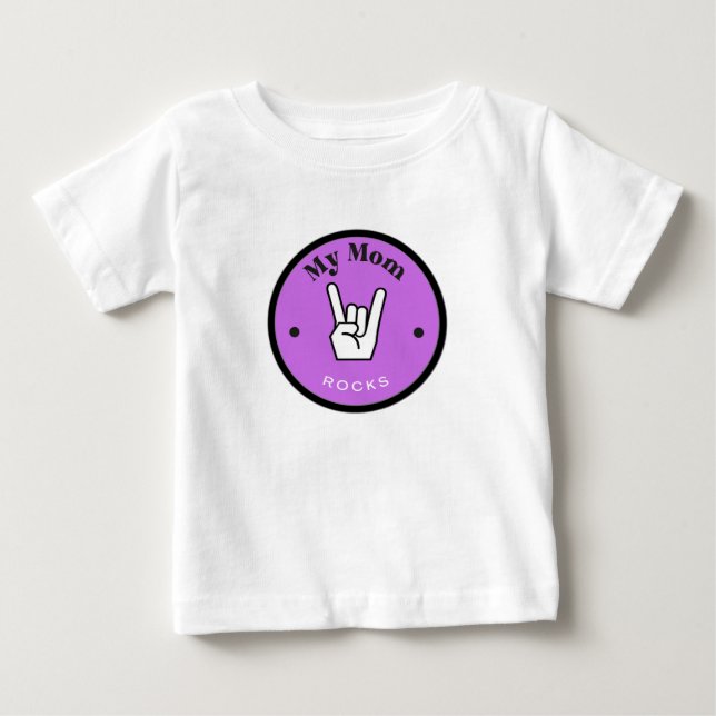 Diversão! Camiseta de Jersey Fino para Bebê - Minh (Frente)