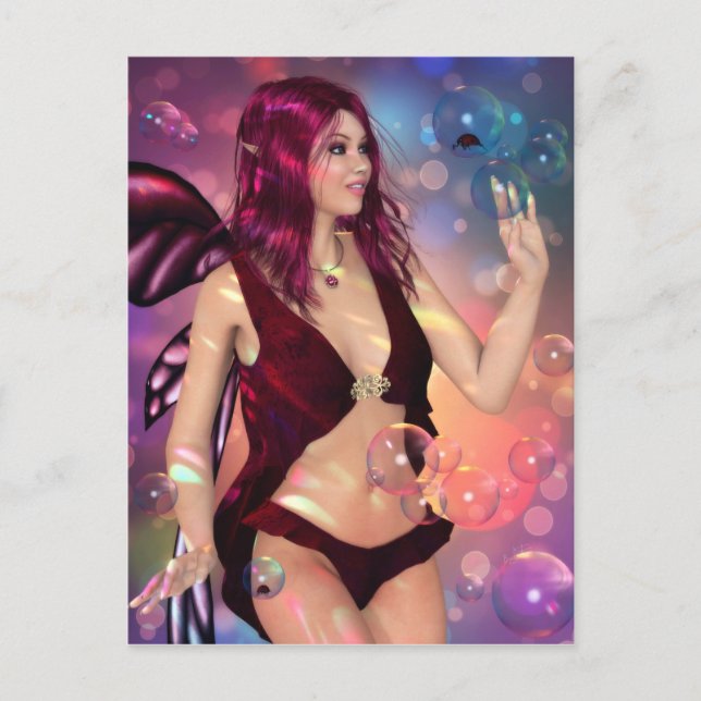 Diversão com cartão postal de bolhas de Inseto n' (Frente)