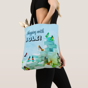 Diversão Comprando Saco de Tote para amante de Cal