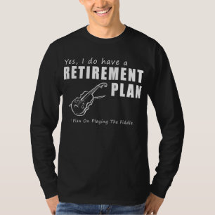 Diversão da aposentadoria: Design de camiseta engr
