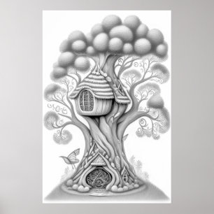Diversão da família de Poster pintura gigante