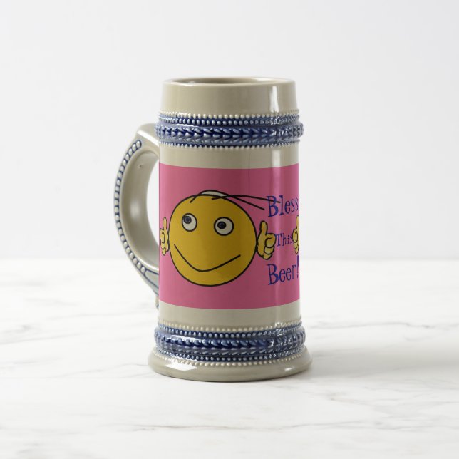 Diversão da festa - Belo Deus esta caneca de cerve (Frente Esquerda)