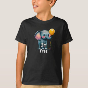 Diversão de Camisa Elefante Legal Melhor Na moda