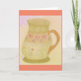 Diversão de Cartões de Amor Jug & World Round/Piad