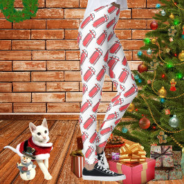 Diversão de inverno - Vamos Vai Dormir! Legging