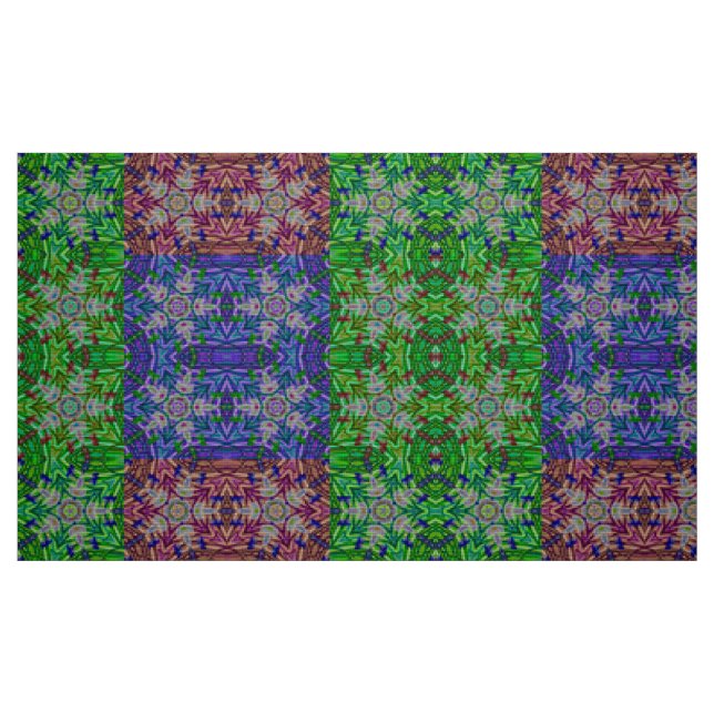 Diversão de Tecido de Cores Caleidoscópio! (Fat Quarter)