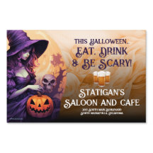 Diversão do Bar do Halloween - Sinal do restaurant