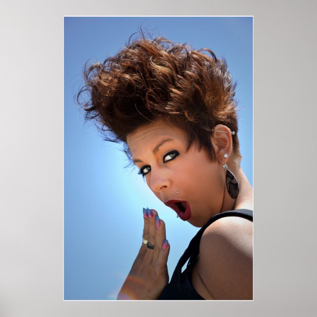 Diversão do Salon Poster (Frente)