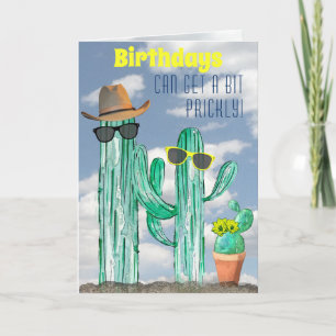 Diversão do sudoeste da aquarela Cactus Modelo