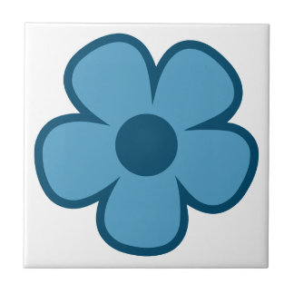 Diversão e Funky Flor Retro dos Anos 60 e 70