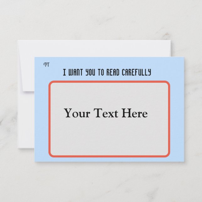 diversão em cartões postais legal para irmãos e co (Verso)