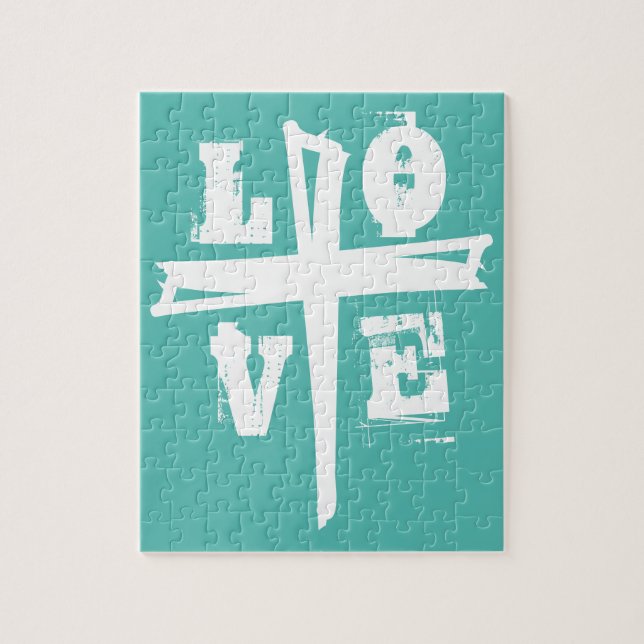 diversão exclusiva CROSS e LOVE | Quebra-cabeça de (Vertical)