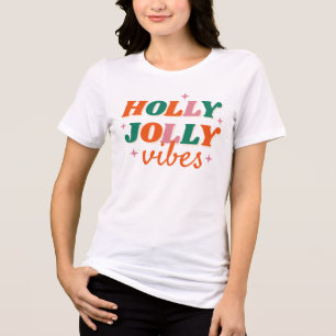 Diversão Holly Jolly Vibes Design de Natal