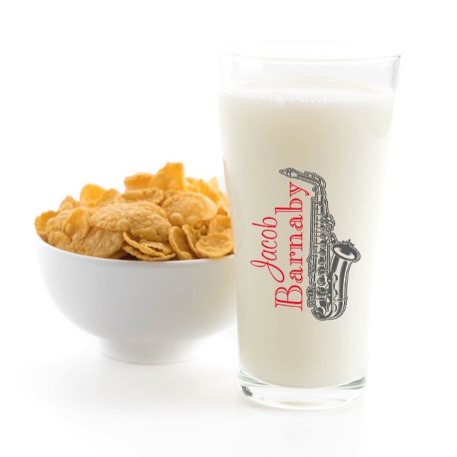Diversão Moderna da Banda Saxofônica Copo de Vidro (Criador carregado)