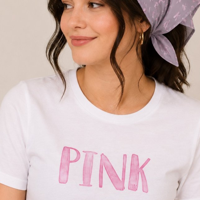 Diversão Moderna Rosa em Aquarela Clara  (Criador carregado)
