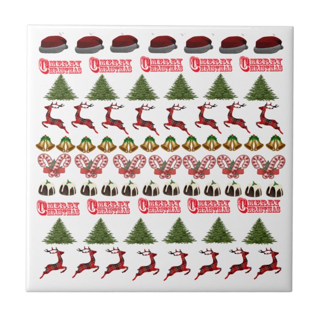 Diversão Na Época do Natal Padrão, (Frente)