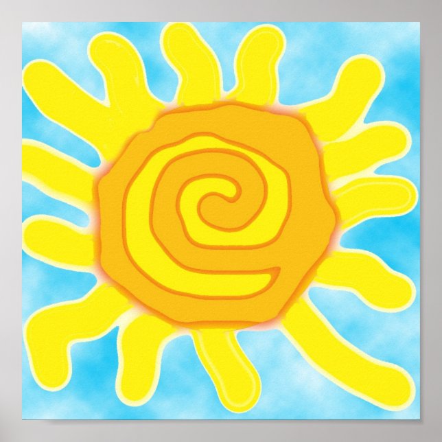 Diversão na Poster do Sol (Frente)