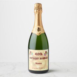 Diversão personalizada Aniversário de 40 anos