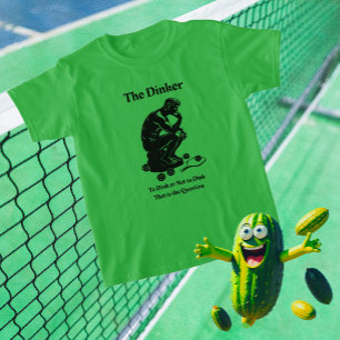 Diversão Retro A Camisa Do T-Shirt Do Pickleball D