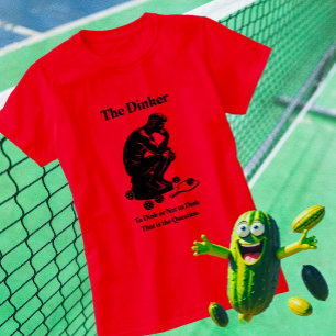 Diversão Retro A Camisa Do T-Shirt Do Pickleball D