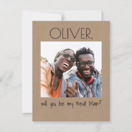 Diversão Simples Você Será Meu Padrinho Foto