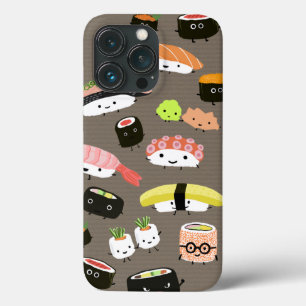 Diversão Sushi Caracteres Kawaii Assortment Engraç