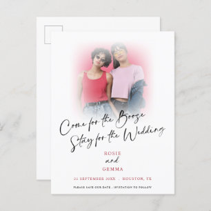 Diversão Vem Para Booze Foto Salvar O Anúncio De D