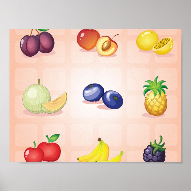 Diversas Posters Fruta (Frente)