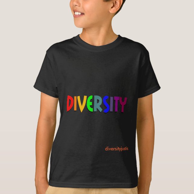 Diversidade (arco-íris) (a camisa do miúdo (Frente)