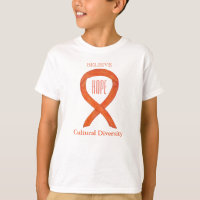 Diversidade Cultural Camisa de Fita de Sensibiliza