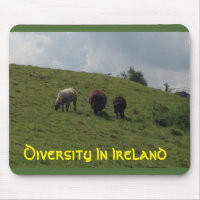 Diversidade no irlandês de Ireland Mousepad