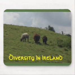 Diversidade no irlandês de Ireland Mousepad