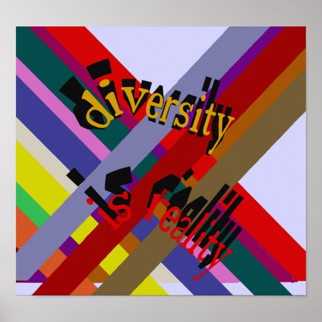 Diversity Is Reality Poster (Frente)